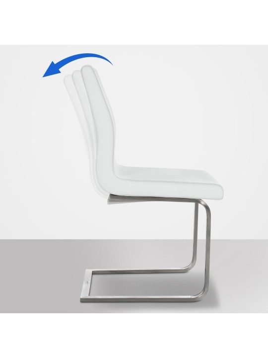 Belfort eetkamerstoel, wit