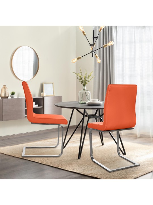 Belfort eetkamerstoel, oranje