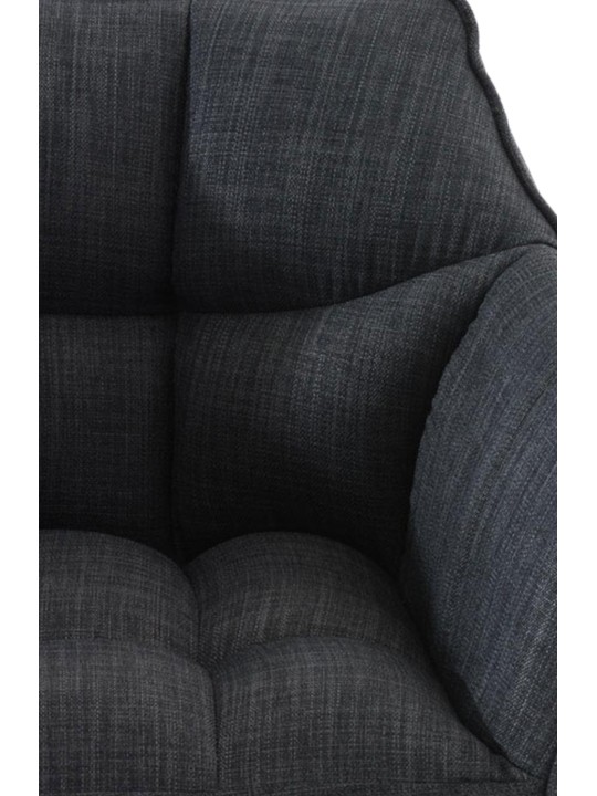 Barkruk Damaso B stof met 4-poots frame, donkergrijs Barkruk Damaso B stof met 4-poots frame, donkergrijs