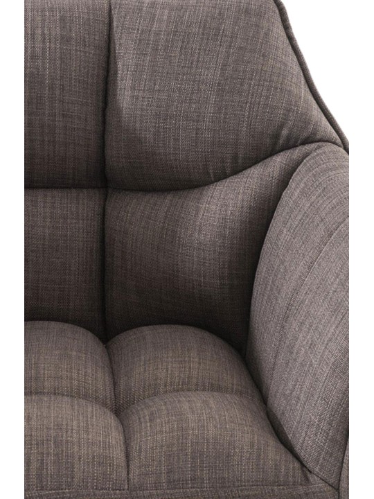 Barkruk Damaso B stof met 4-poots frame, grijs Barkruk Damaso B stof met 4-poots frame, grijs