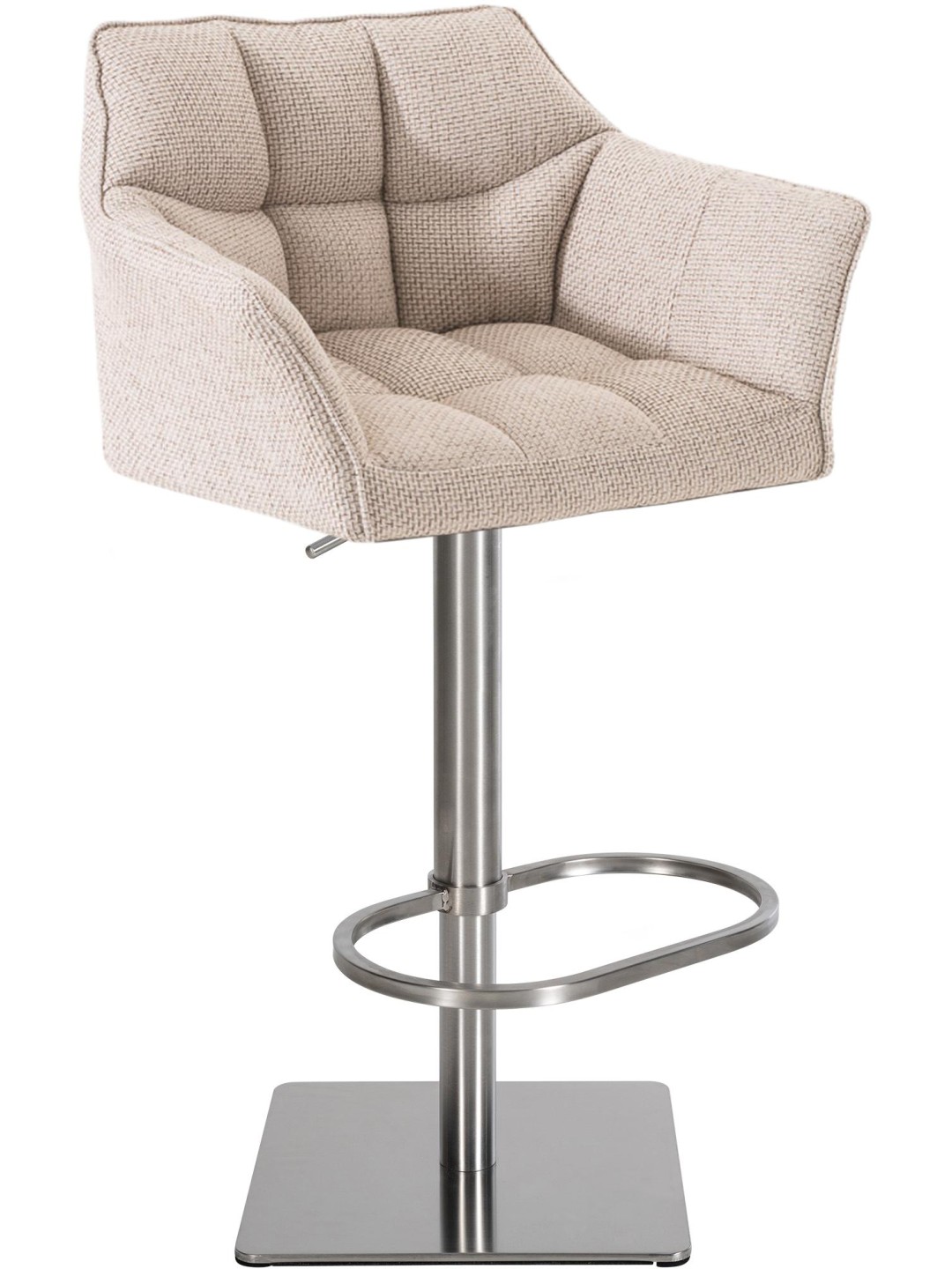 Barkruk Damaso E stof, ivoor