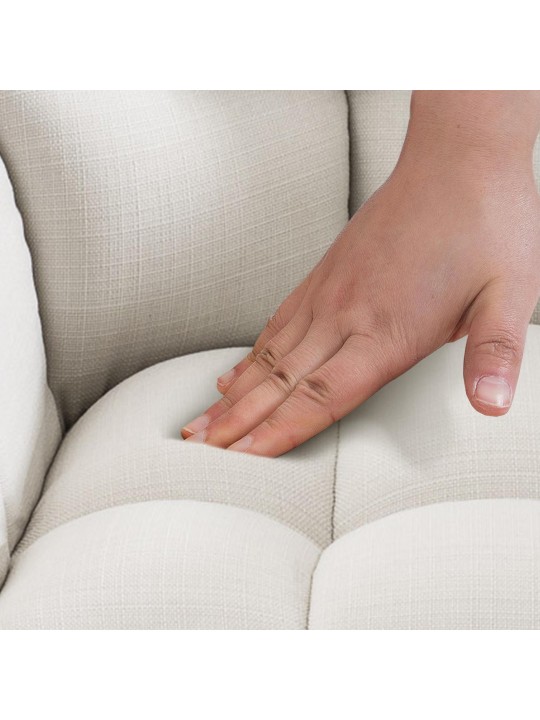 Barkruk Damaso E stof, wit Barkruk Damaso E stof, wit