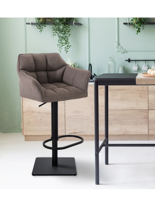 Barkruk Damaso B stof, grijs Barkruk Damaso B stof, grijs