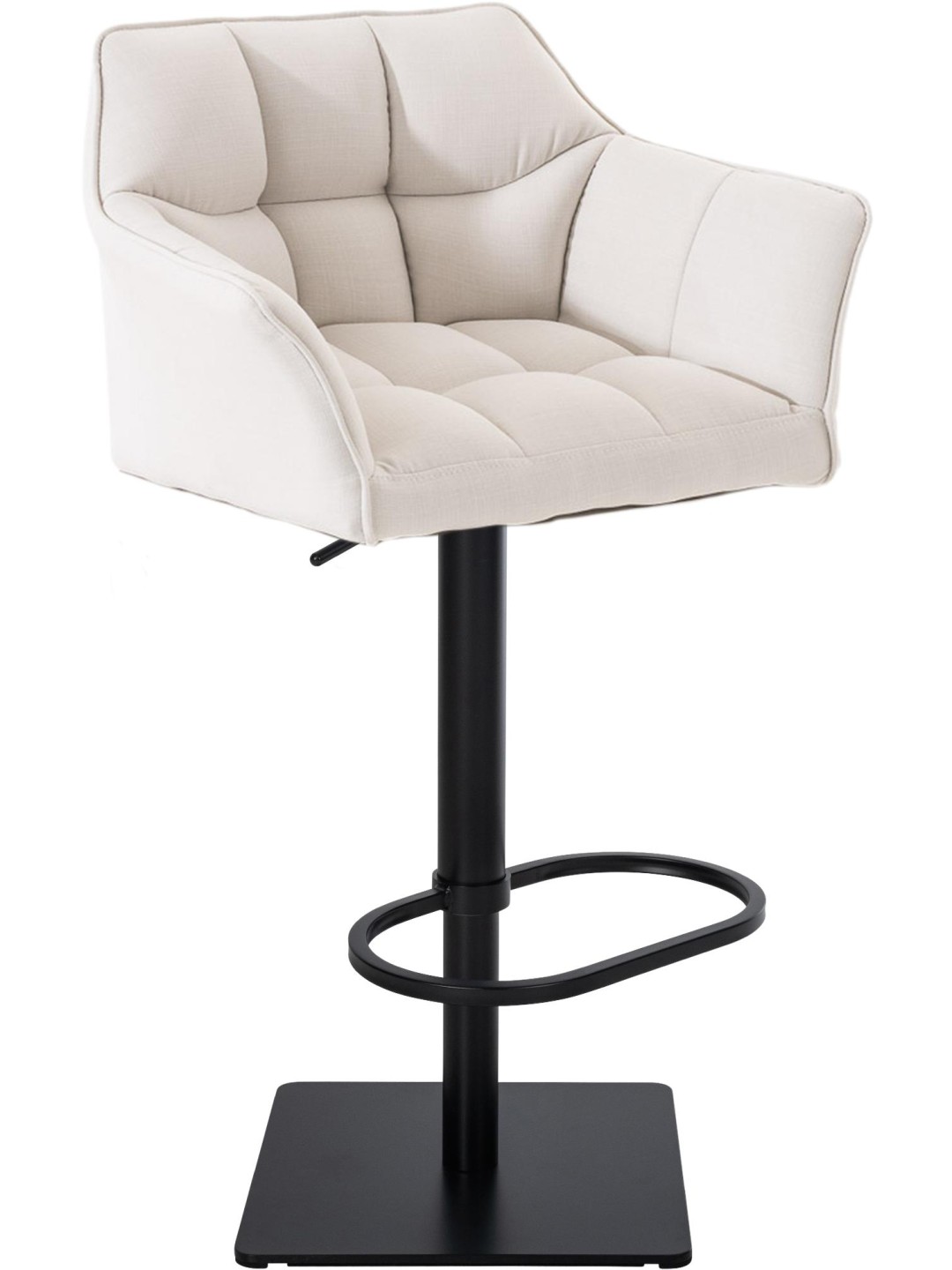 Barkruk Damaso B stof, wit