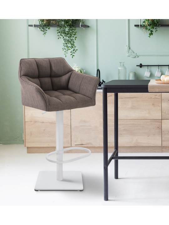 Barkruk Damaso W stof, grijs Barkruk Damaso W stof, grijs