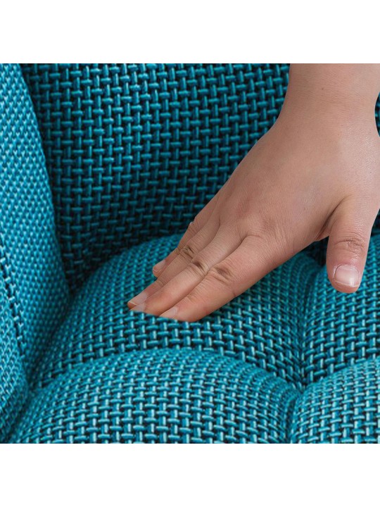 Barkruk Damaso W stof, turquoise Barkruk Damaso W stof, turquoise