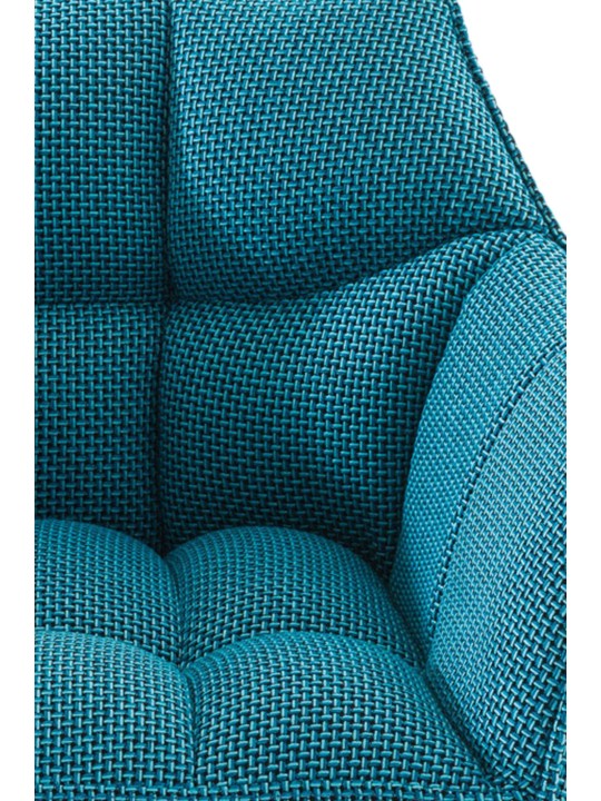 Barkruk Damaso W stof, turquoise Barkruk Damaso W stof, turquoise