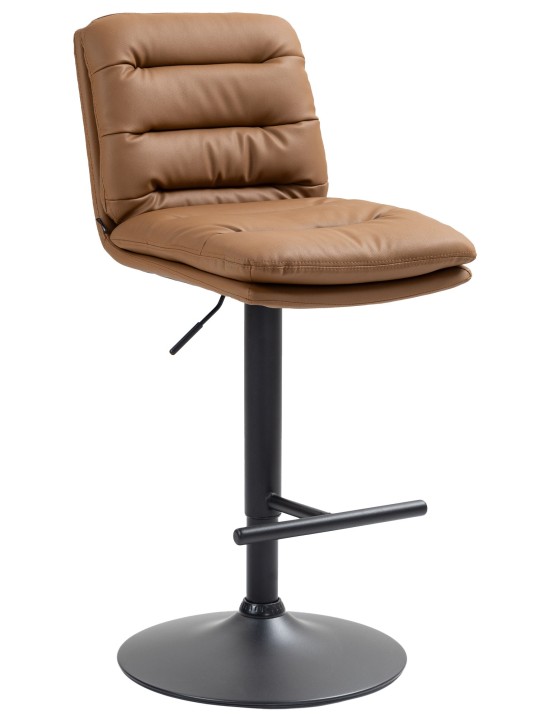 Barkruk Damar kunstleer, lichtbruin Barkruk Damar kunstleer, lichtbruin