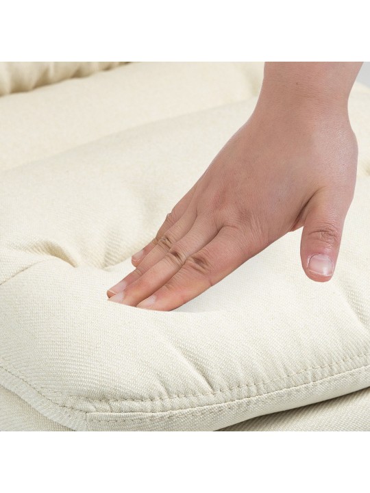 Barkruk Damar stof, crème Barkruk Damar stof, crème