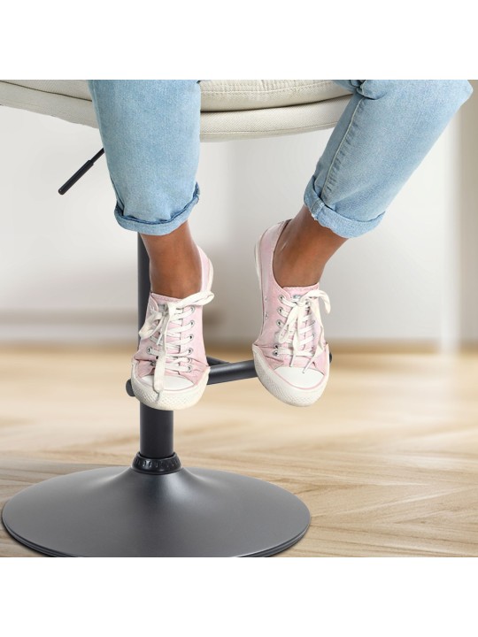 Barkruk Damar stof, crème Barkruk Damar stof, crème