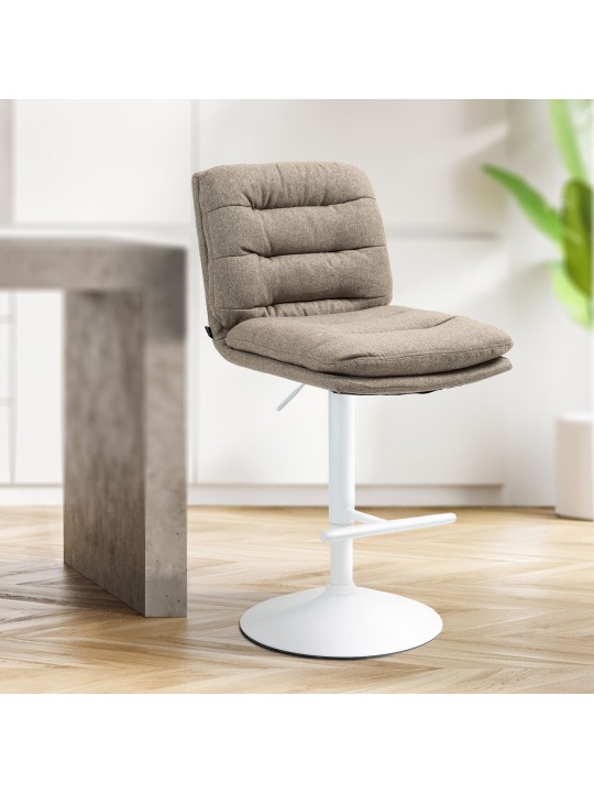 Barkruk Damar stof, taupe Barkruk Damar stof, taupe