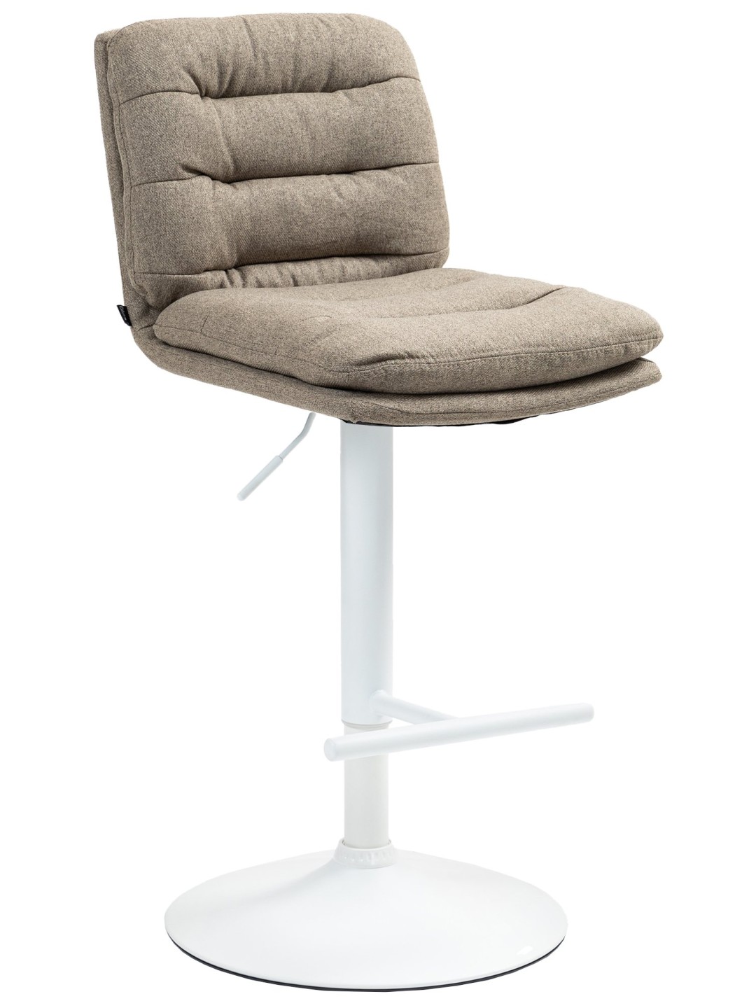 Barkruk Damar stof, taupe
