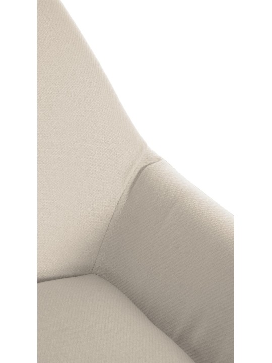 Barkruk Braga Gold stof, crème