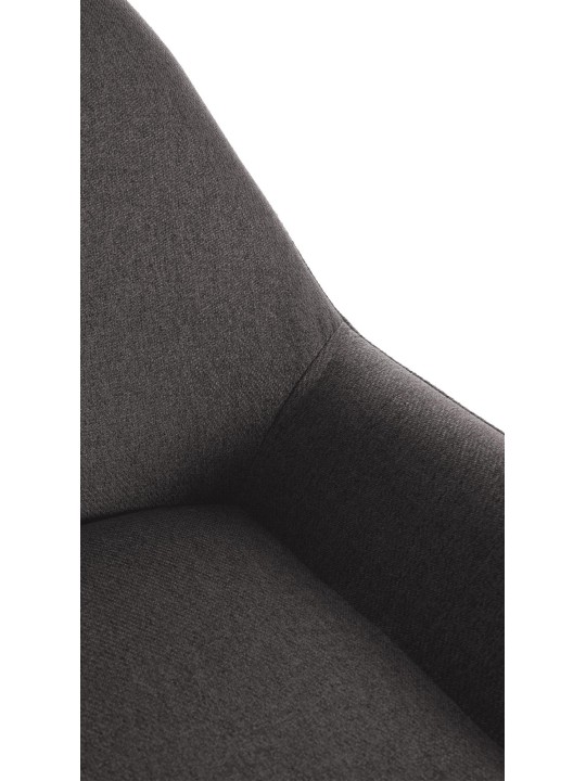 Barkruk Braga Gold stof, donkergrijs