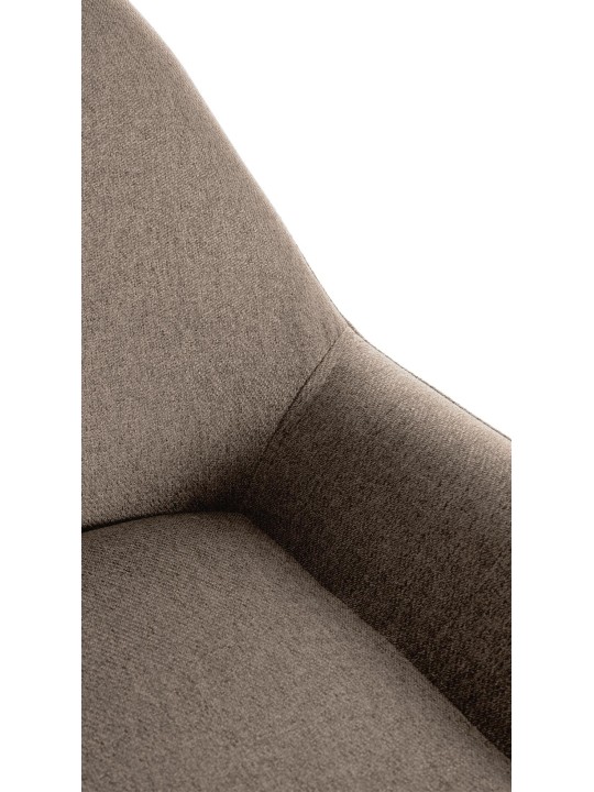 Barkruk Braga Gold stof, taupe