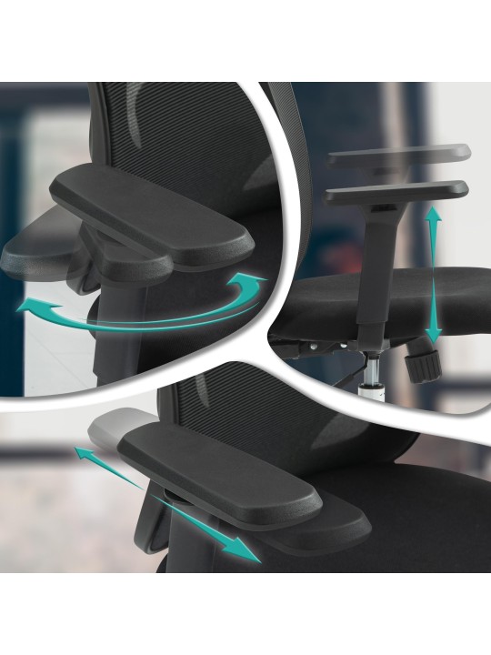 Bureaustoel Bryden, zwart