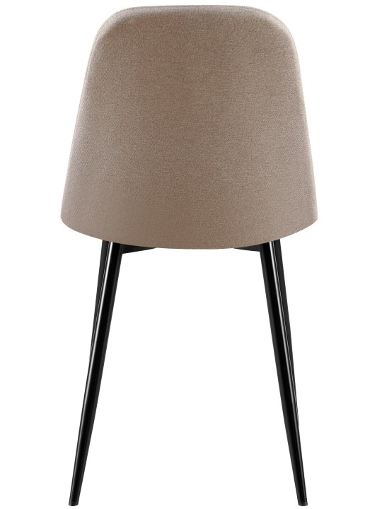 Set van 4 stoelen Giverny stof, grijs