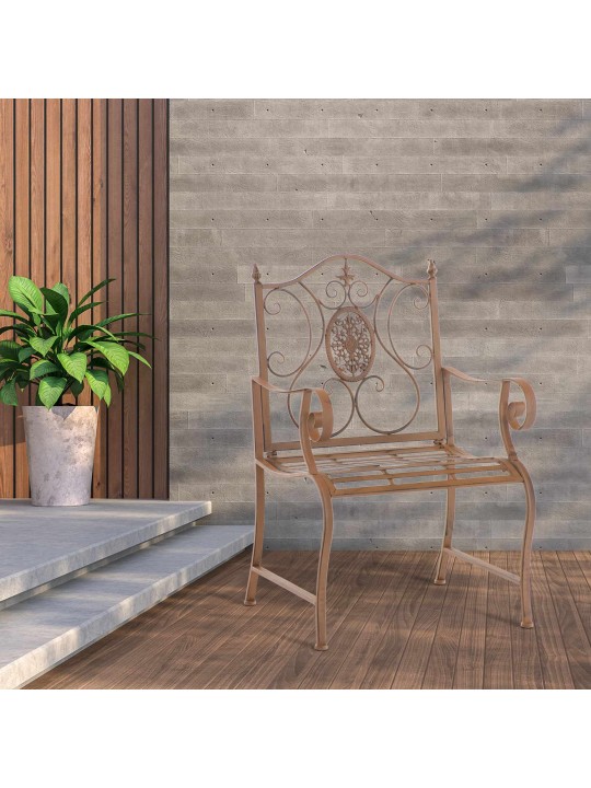 Set van 2 tuinstoelen Punjab, antiek bruin