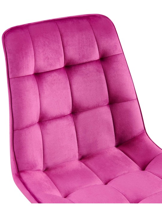 Gifford fluwelen eetkamerstoel, lila