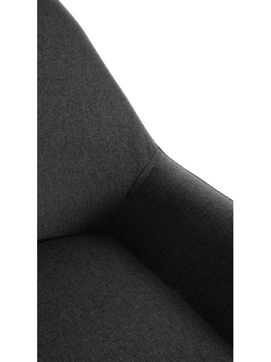 Set van 2 barkrukken Braga goud stof, zwart