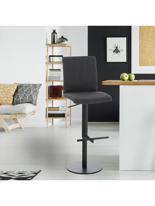 Barkruk Cadiz stof, donkergrijs Barkruk Cadiz stof, donkergrijs