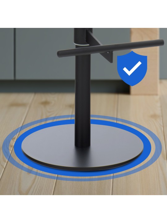 Barkruk Cadiz stof, donkergrijs Barkruk Cadiz stof, donkergrijs