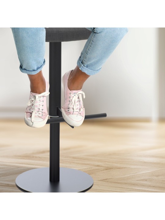 Barkruk Cadiz stof, donkergrijs Barkruk Cadiz stof, donkergrijs