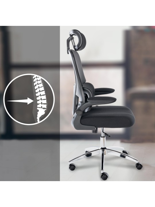 Bureaustoel Overton, zwart