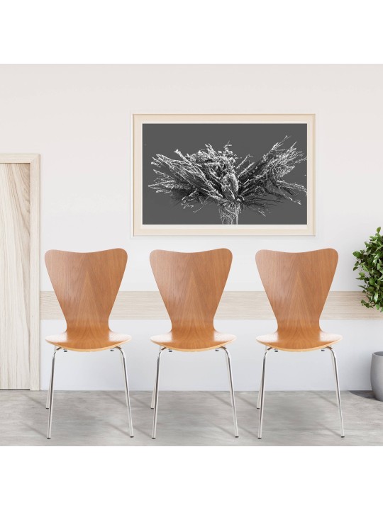 Set van 4 Calisto bezoekersstoelen, eiken Set van 4 Calisto bezoekersstoelen, eiken