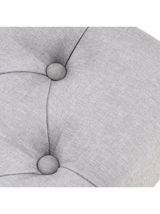 Bank Amun stof B100, grijs