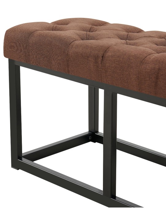 Bank Amun stof B100, bruin