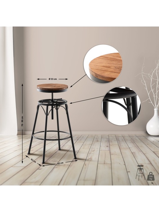 Barkruk Beam, zwart Barkruk Beam, zwart