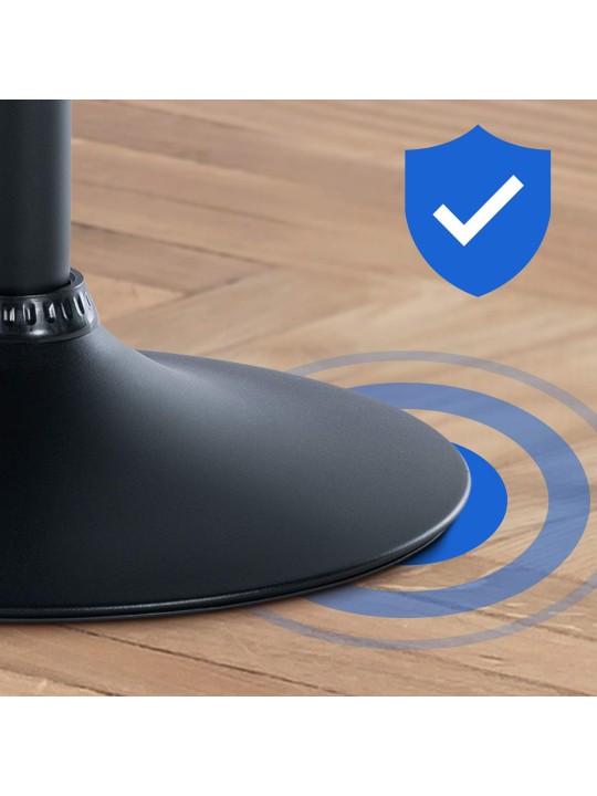 Set van 2 barkrukken Braga fluweel, blauw