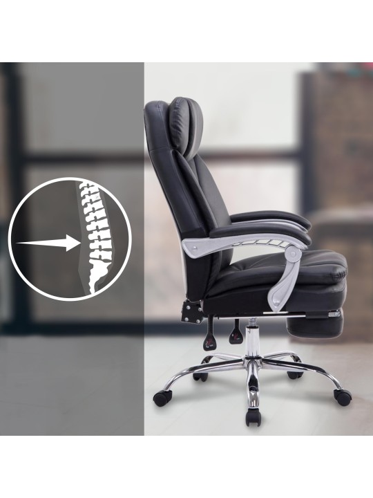 XL Troy bureaustoel, zwart