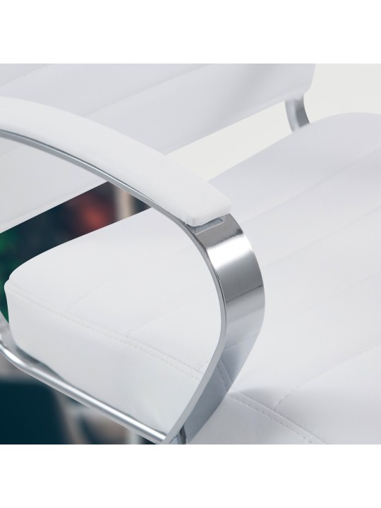 Bureaustoel Oakland kunstleer, wit