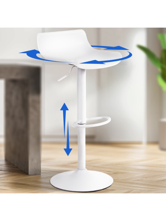 Barkruk Aveiro, wit Barkruk Aveiro, wit