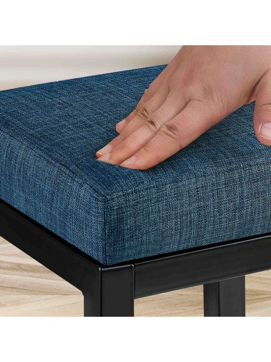 Barkruk Taylor B85 stof, blauw