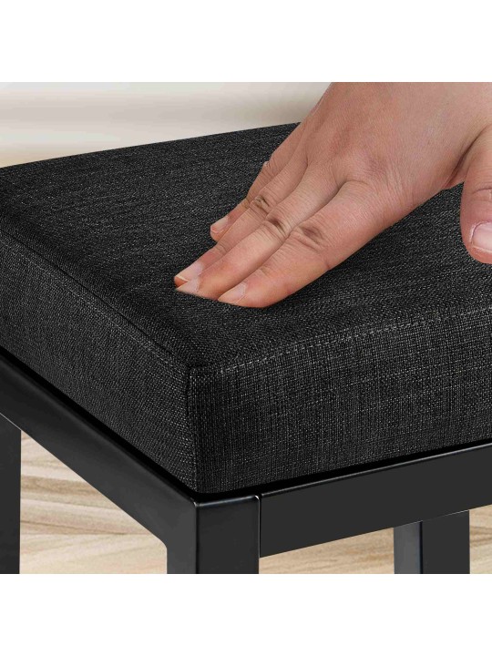 Barkruk Taylor B85 stof, donkergrijs