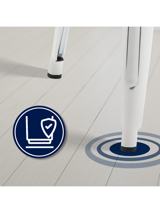 Set van 2 barkrukken Joshua, antiek wit