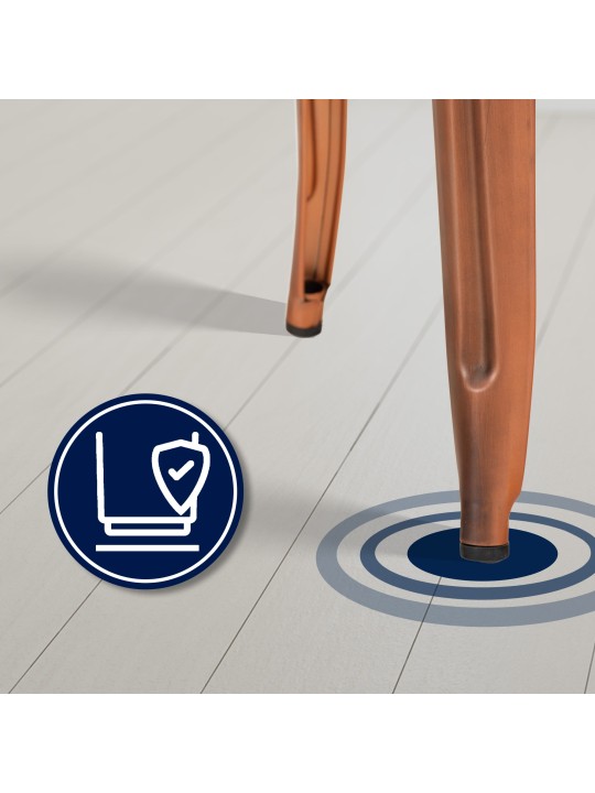 Set van 2 barkrukken Joshua, koper