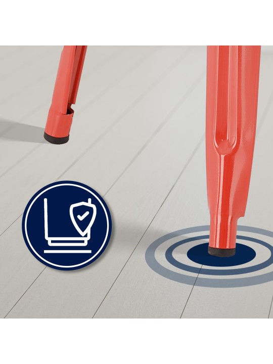 Set van 2 barkrukken Joshua, rood