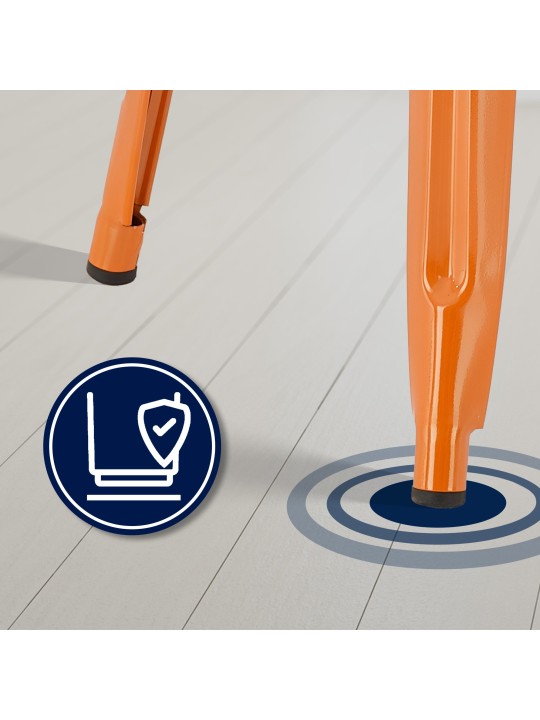 Set van 4 barkrukken Joshua, oranje