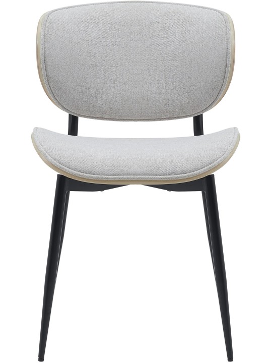 Bezoekersstoel Enid stof, naturel/crème Bezoekersstoel Enid stof, naturel/crème