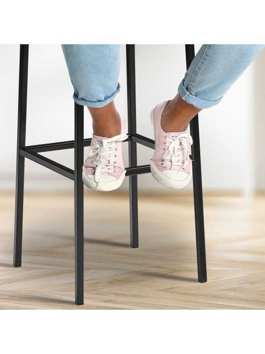 Barkruk Montreal B85 stof, blauw