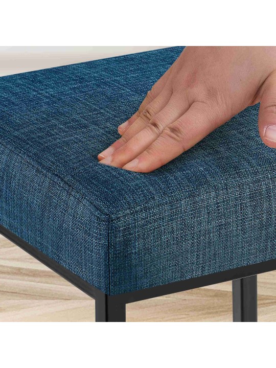 Barkruk Montreal B80 stof, blauw