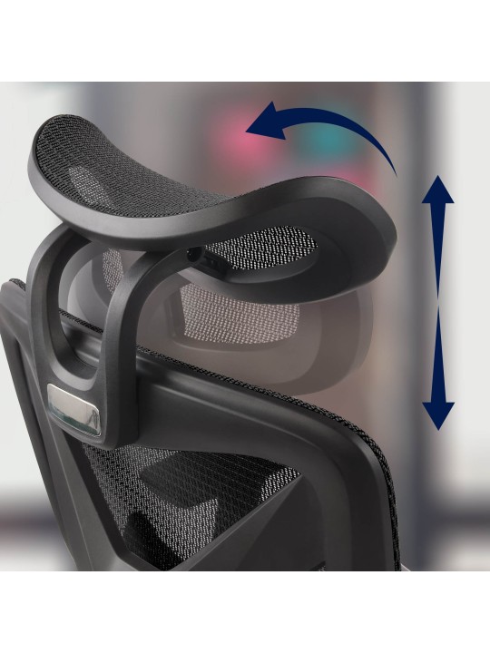 Bureaustoel Reston, zwart/zwart