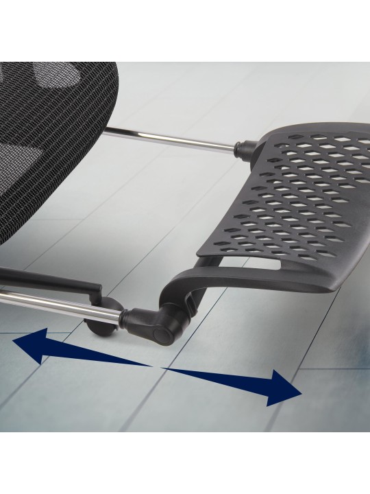 Bureaustoel Reston, zwart/zwart