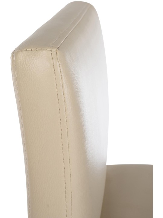 Barkruk Newport kunstleer B, crème