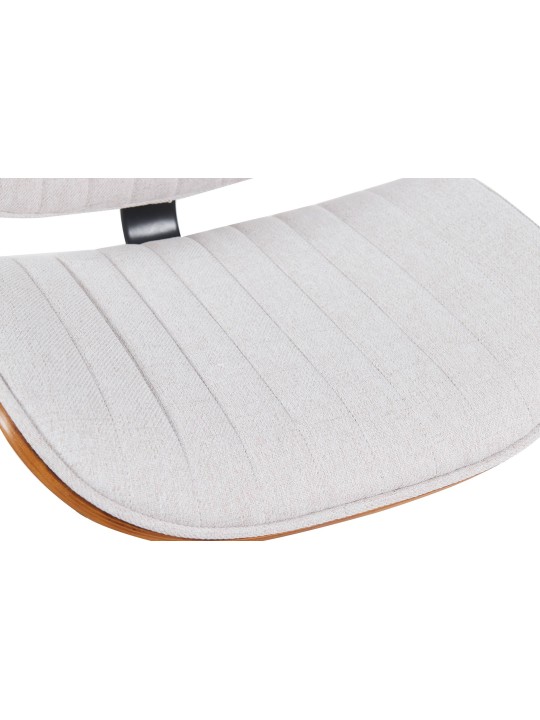 Barkruk Clawson stof, walnoot/crème Barkruk Clawson stof, walnoot/crème