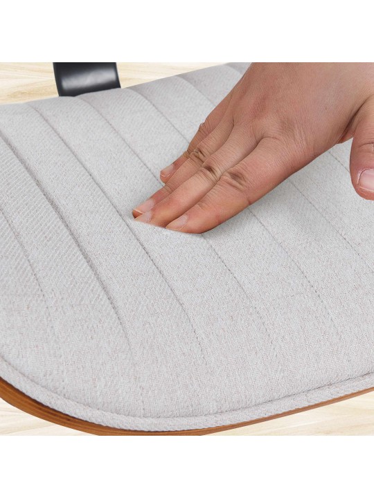 Barkruk Clawson stof, walnoot/crème Barkruk Clawson stof, walnoot/crème